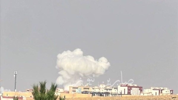 جانب من الانفجار 