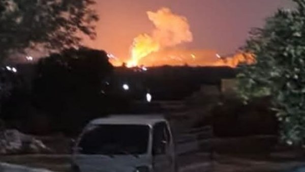 جانب من الانفجار 
