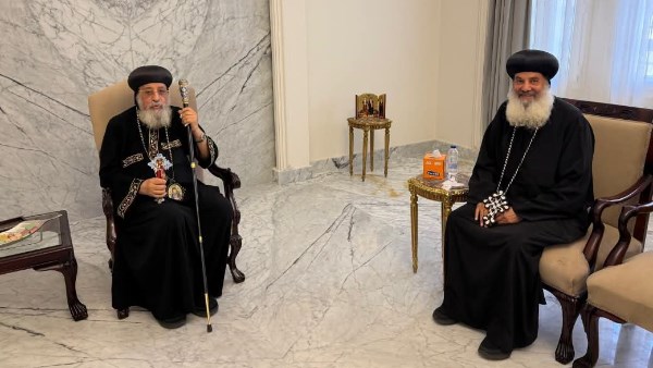 قداسة البابا تواضروس والأنبا برنابا 