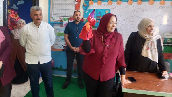 خلال تفقد العملية التعليمية بدهب 