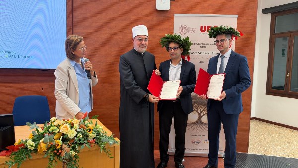 مفتي الجمهورية يشارك في الجلسة الختامية للمؤتمر الدولي الأول لدراسات الأديان بإيطاليا
