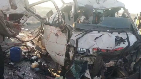 السيارة عقب الحادث