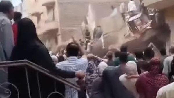 انهيار منزل في كفر الشيخ