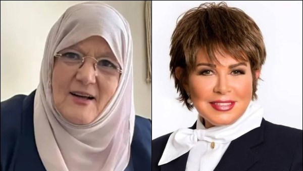 شمس البارودي و الفنانه نجوى إبراهيم