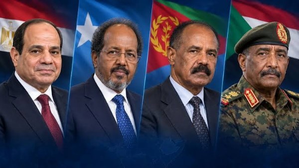 4 دول على طاولة واحدة.. مصر وإريتريا والسودان والصومال في قمة رباعية بالعلمين