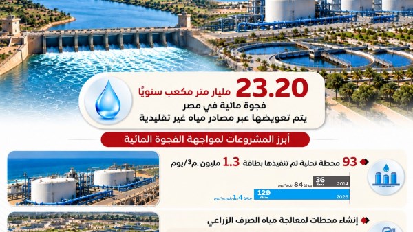 إعلامي الوزراء: مشروعات متكاملة لتعزيز الأمن المائي ومواجهة الفجوة المائية ورفع كفاءة استخدام الموارد