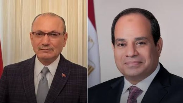 الرئيس السيسي والسفير التركي