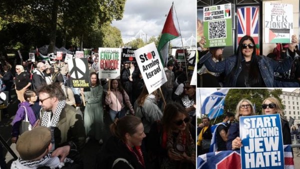 متظاهرات من أجل فلسطين في لندن