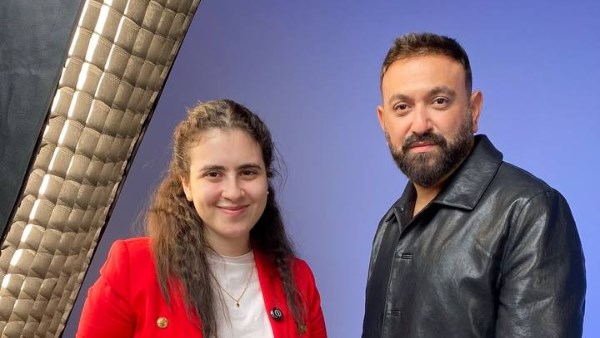 الفنان كريم محسن مع أوركيد سامي 