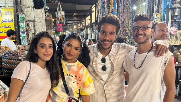 ياسمينا العبد من كواليس فيلمها ولا كان على البال