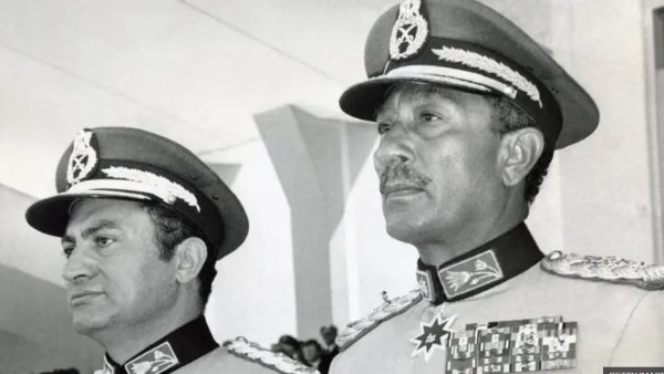 السادات ومبارك 