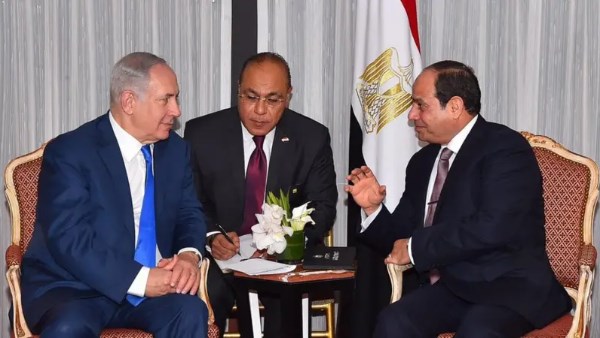 نتنياهو و السيسي 