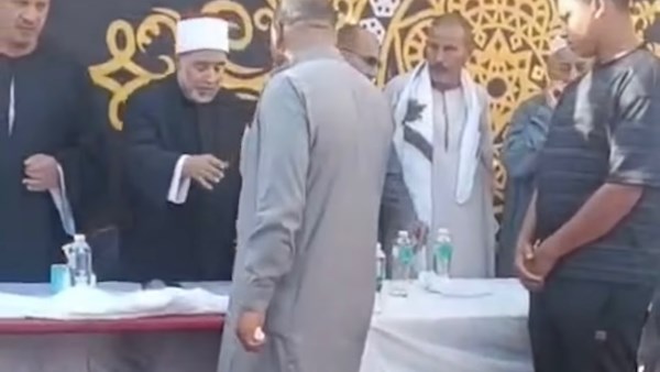 جلسة صلح عرفية بالفيوم
