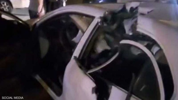 السيارة التي تم استهدافها 