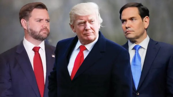 روبيو و ترامب و جي دي فانس 