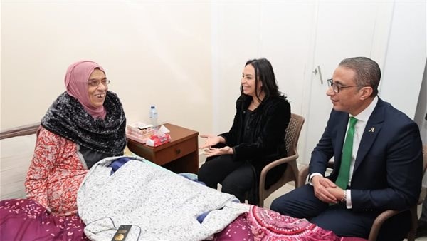 وزيرة التضامن ومحافظ الجيزة 