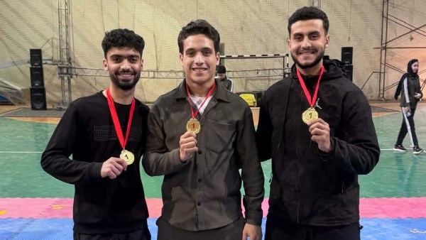 أبطال ذهبية أولمبياد المحافظات الحدودية