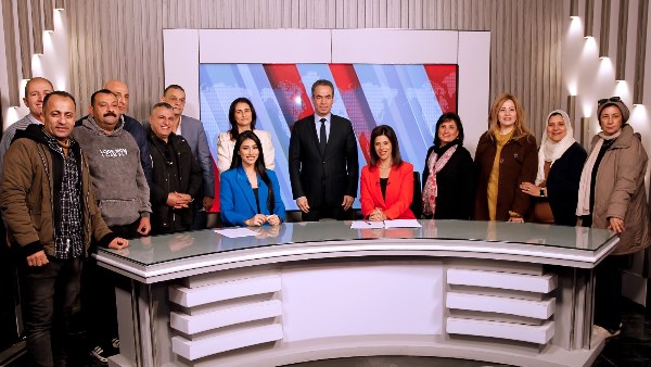 المسلماني يفتتح استوديو النشرات المطوّر