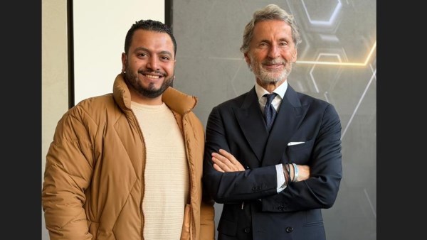 رئيس لامبورجيني ومحرر صدى البلد 