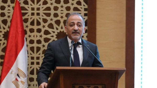 السفير مهند العكلوك مندوب فلسطين بالجامعة العربية 