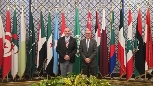 الوزير المفوض فادي أشعيا وسفير الاتحاد الأوروبي 