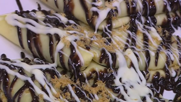 طريقة عمل كريب بالكنافة