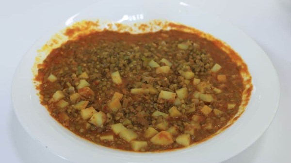 العدس البني 