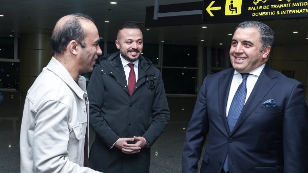 عبد اللطيف اللايح، سفير مصر في الجزائر يستقبل بعثة الأهلي