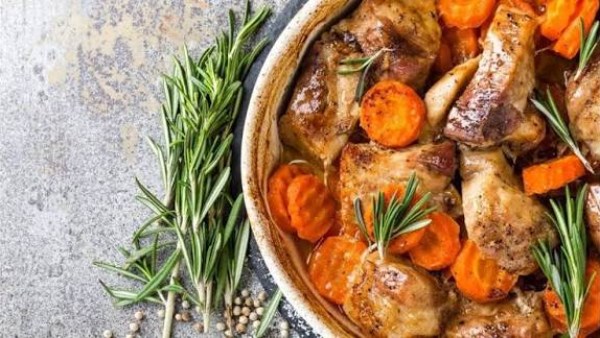 طريقة عمل طاجن تورلى بالدجاج