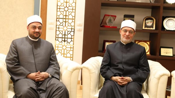 الدكتور أحمد نبوي مع مفتي الجمهورية