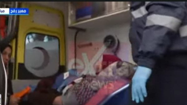 وصول مصابي غزة للأراضي المصرية 