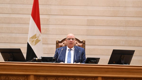 المستشار هشام بدوي رئيس مجلس النواب يستقبل وزير الخارجية