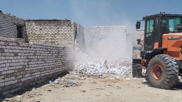 إزالة تعديات على أملاك الدولة