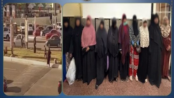 ضبط 10 سيدات تعدين على بعضهن بالضرب في الجيزة بسبب التسول