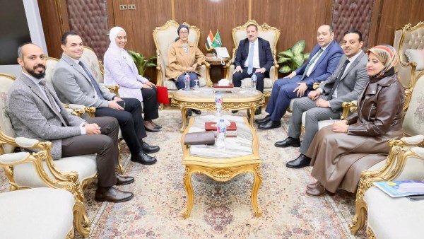لقاء محافظ المنوفية 