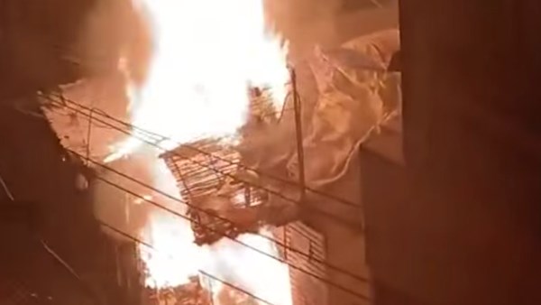 حريق منزل في المنوفية