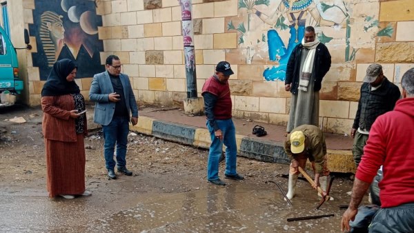 سقوط امطار في المنوفية 