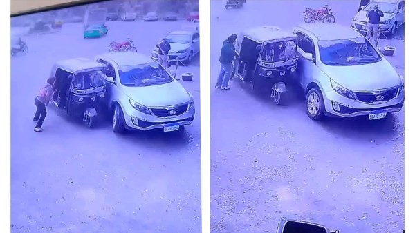 ضبط سيدة اعتدت علي سائق توك توك