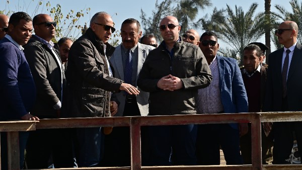 الري يتفقد أعمال تطوير ترعتى الشراهنة البحرية وأبو رمح في بني سويف