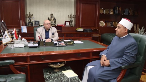 محافظ بني سويف ووكيل وزارة الاوقاف