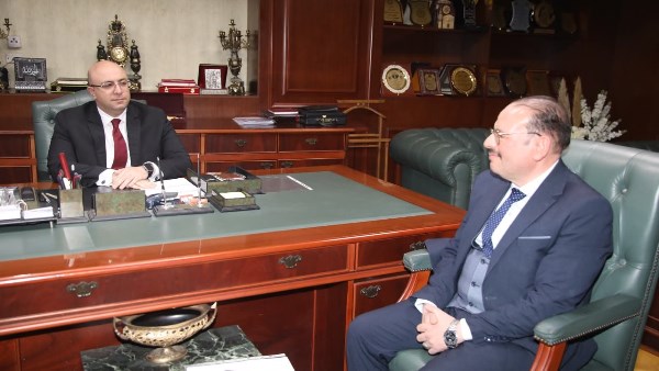 محافظ بني سويف ووكيل وزارة الزراعة 