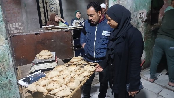 حملات تموينية ببني سويف