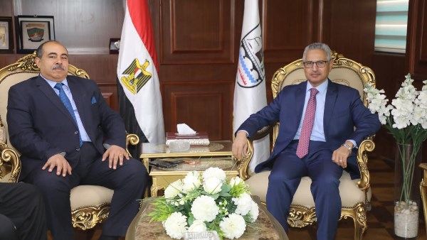 المحافظ ومدير أمن بني سويف