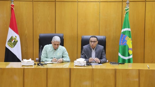 نائب محافظ المنيا والسكرتير العام 