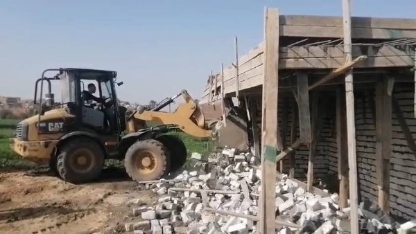 إزالة التعديات بأسيوط 