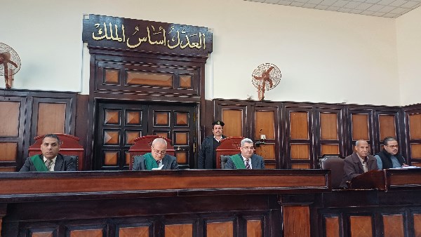 هيئة الدائرة الثالثة بمحكمة جنايات أسيوط 