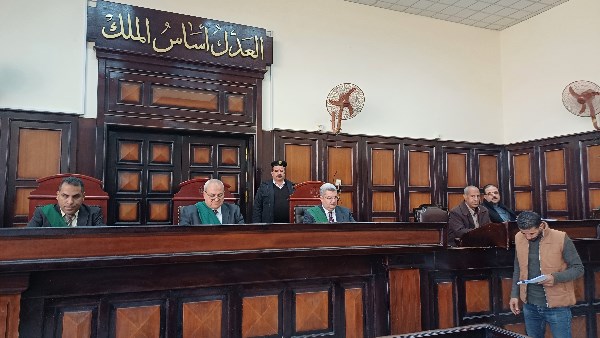 هيئة الدائرة الثالثة بمحكمة جنايات أسيوط 