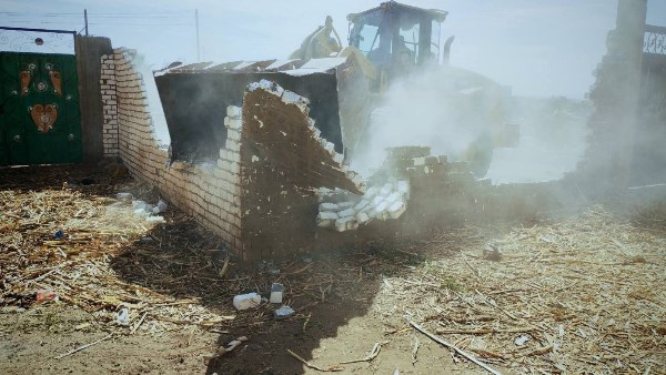 إزالة التعديات بأسيوط 