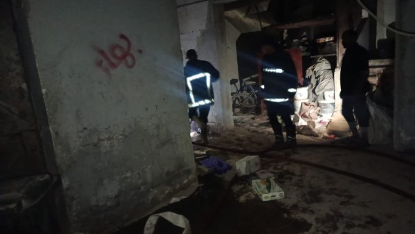 حريق مطعم شهير بأسيوط