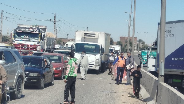 حادث تصادم أسيوط الجديدة 